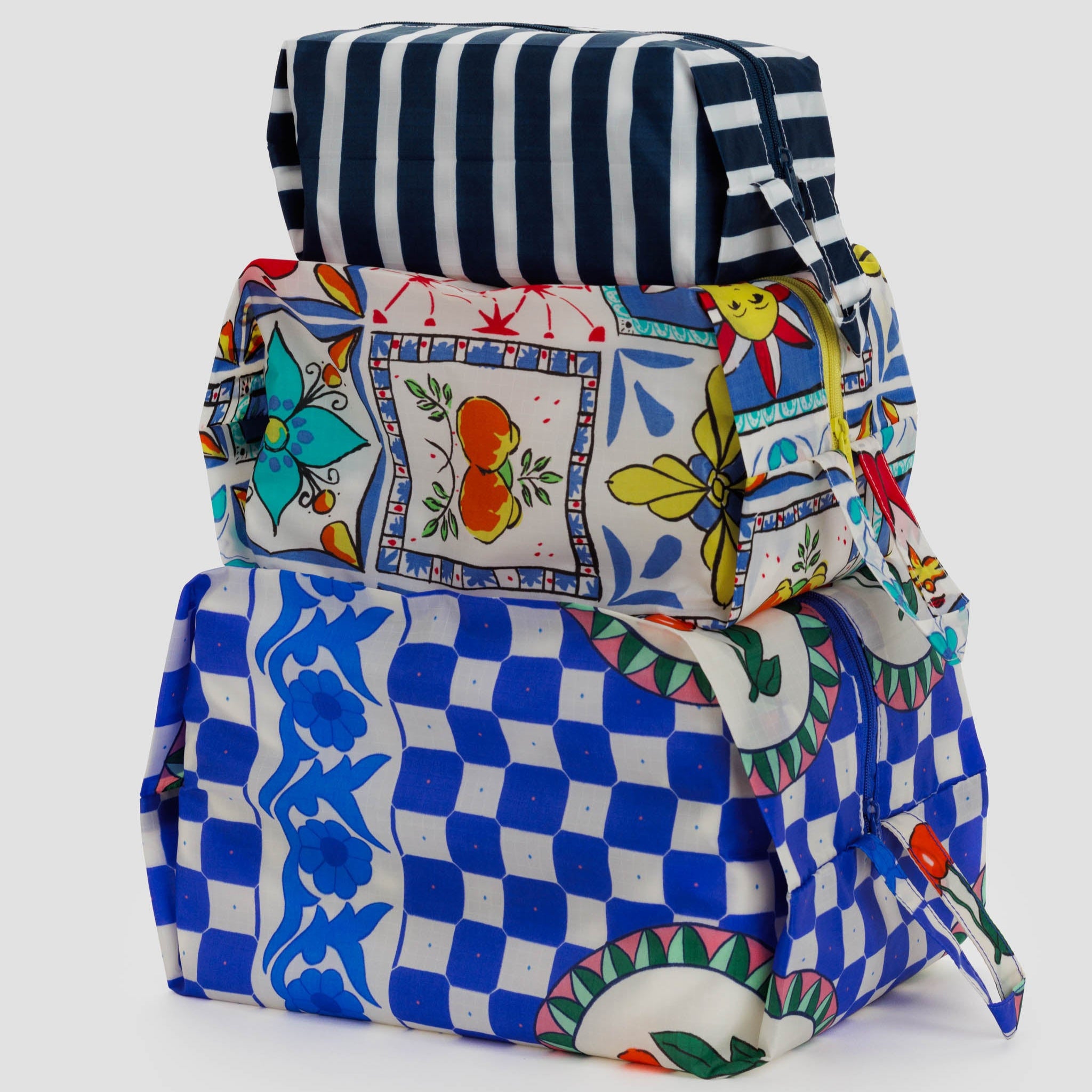 BAGGU 3D Zip (Vacation Tiles)