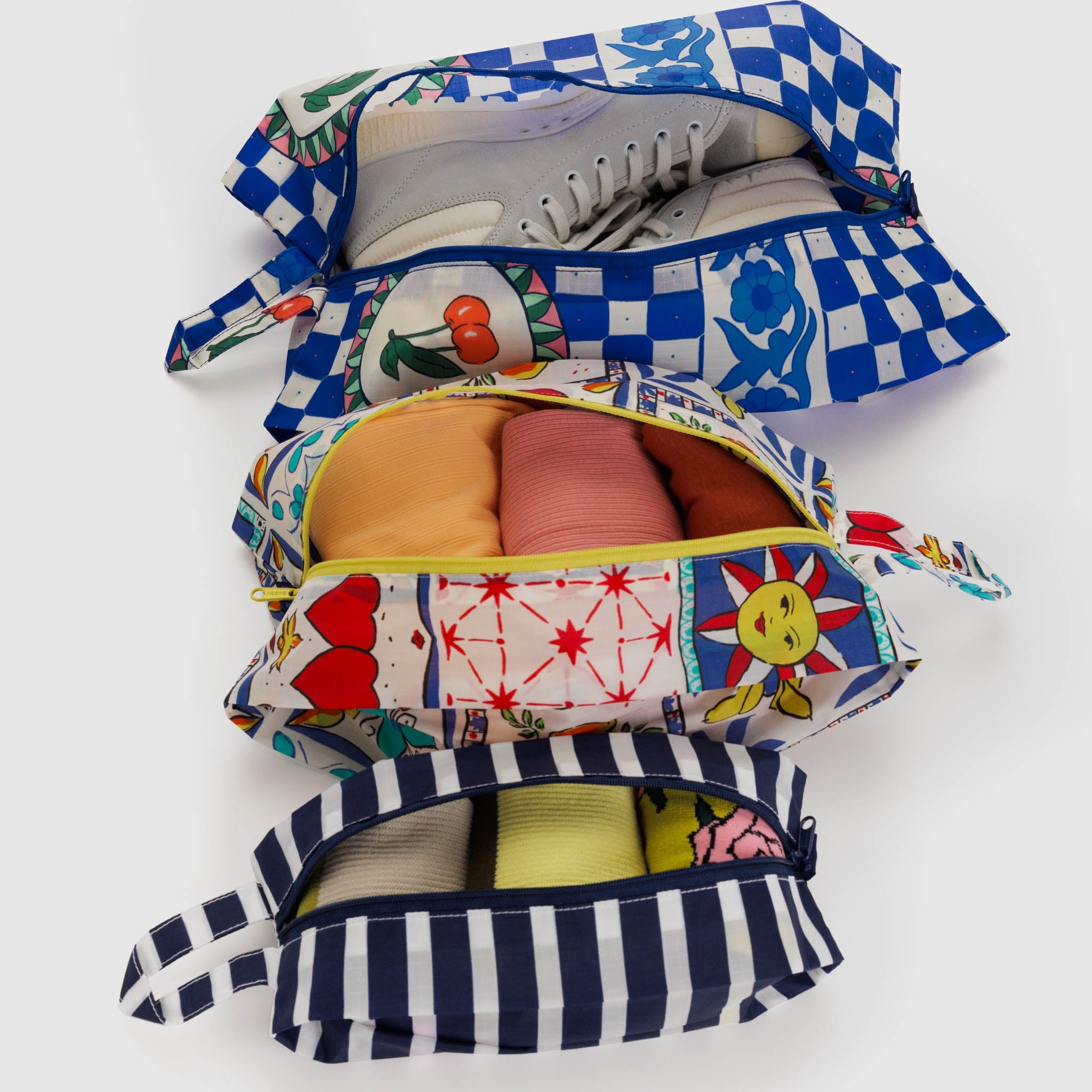 BAGGU 3D Zip (Vacation Tiles)