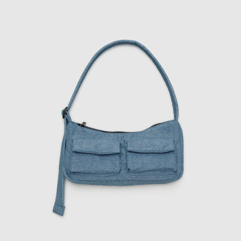 BAGGU Cargo Shoulder Bag (Digital Denim)