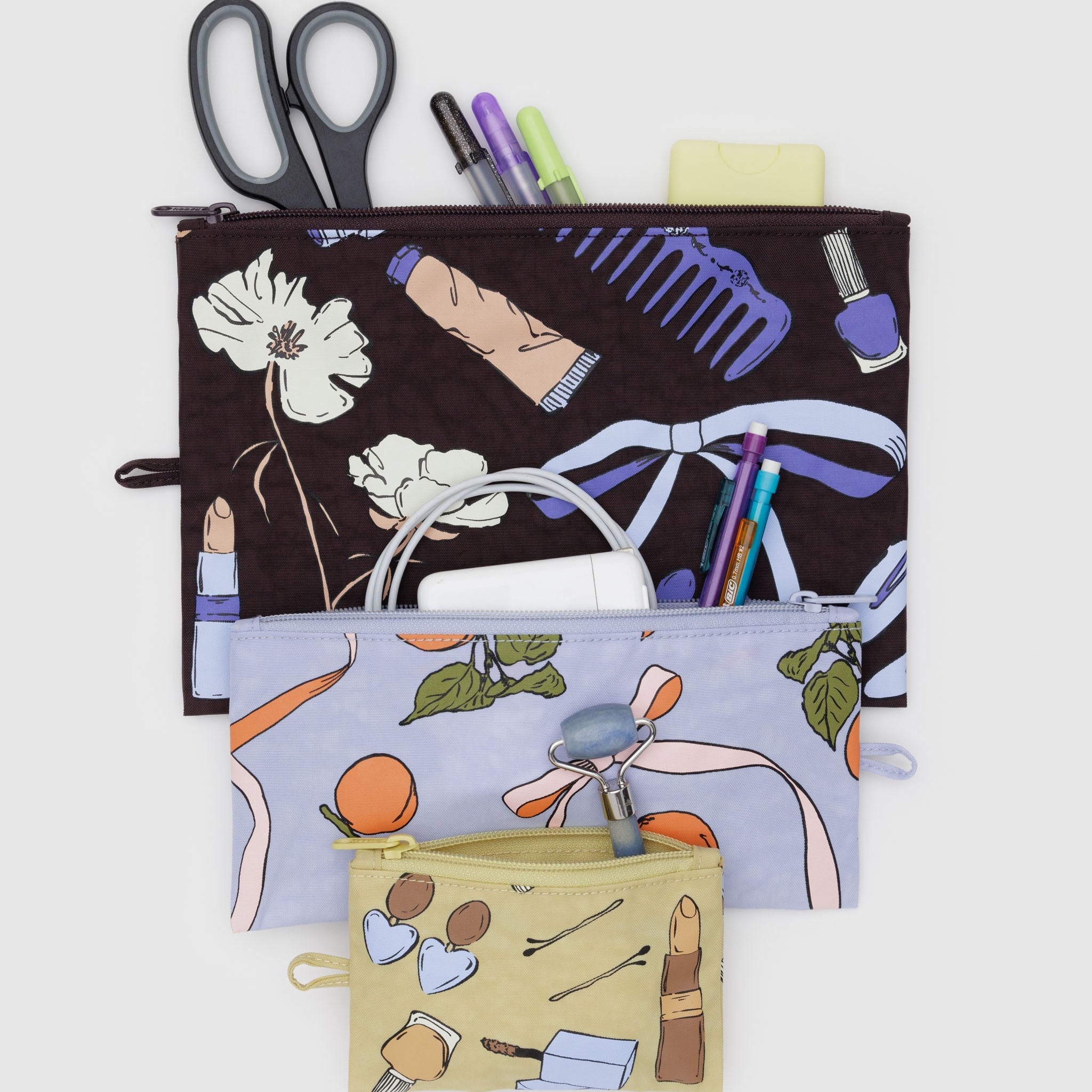 BAGGU Flat Pouch Set (Get Ready With Me)