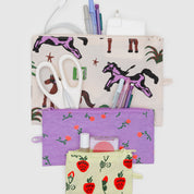 BAGGU Flat Pouch Set (Painted Prairie)