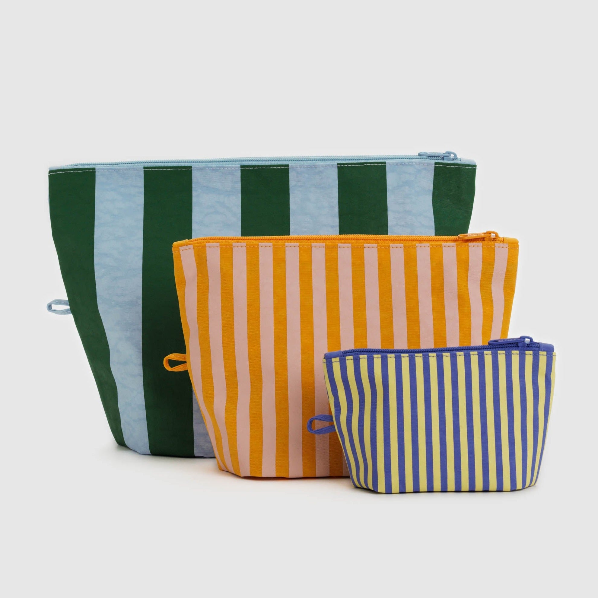 BAGGU Go Pouch Set (Hotel Stripes)