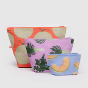 BAGGU Go Pouch Set (Japanese Produce)