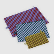 BAGGU Go Pouch Set (Jewel Checks)