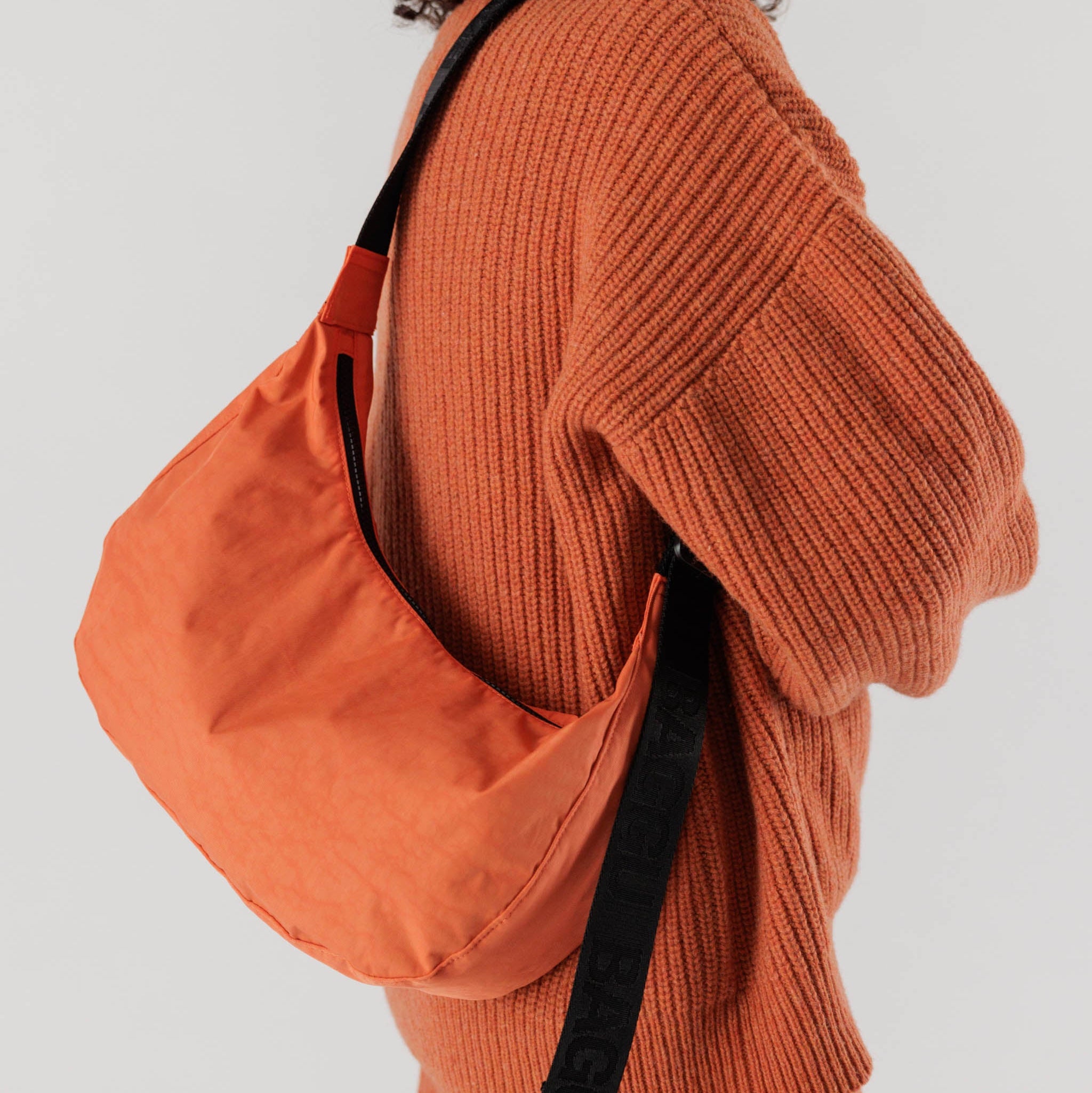 BAGGU Medium Crescent Nylon Bag - Nasturtium