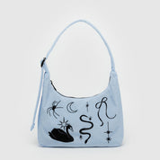 BAGGU Mini Nylon Shoulder Bag (Embroidered Ballet)