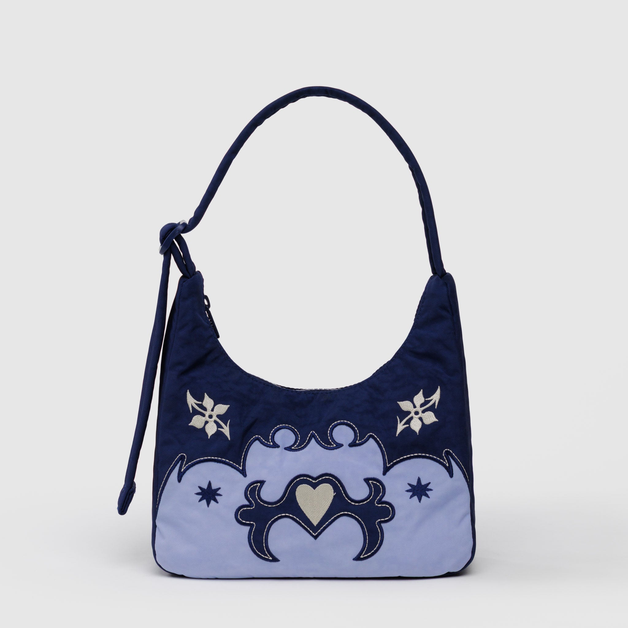 BAGGU Mini Nylon Shoulder Bag (Western Appliqué)