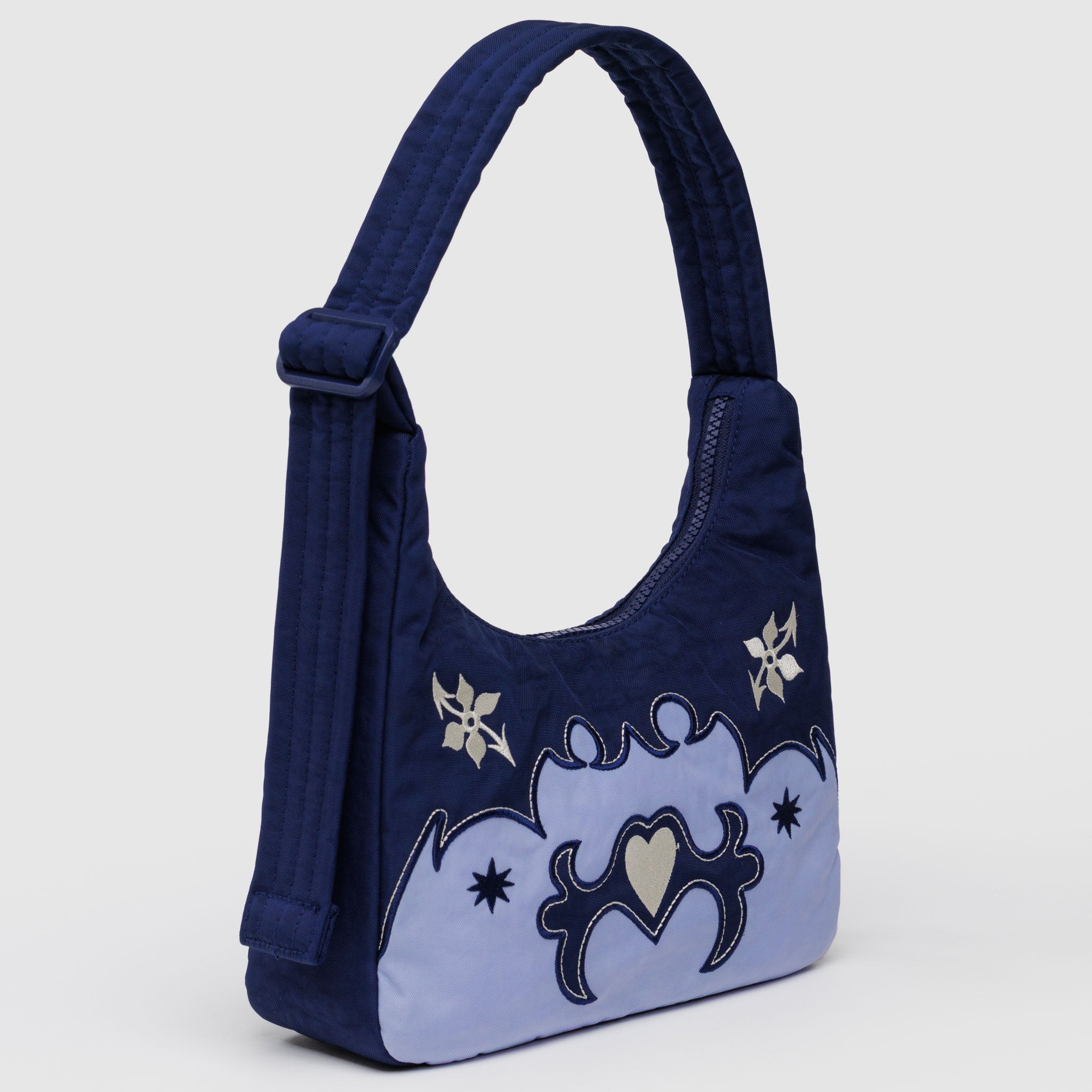 BAGGU Mini Nylon Shoulder Bag (Western Appliqué)