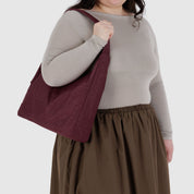 BAGGU Nylon Shoulder Bag (Mahogany)