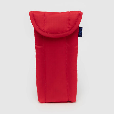 BAGGU Puffy Glasses Sleeve (Candy Apple)