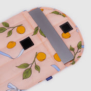 BAGGU Puffy Laptop Sleeve 13/14" (Apricots & Ribbons)