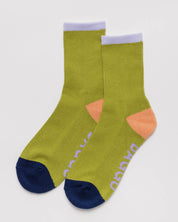 Ribbed Socks (Lemongrass Mix)