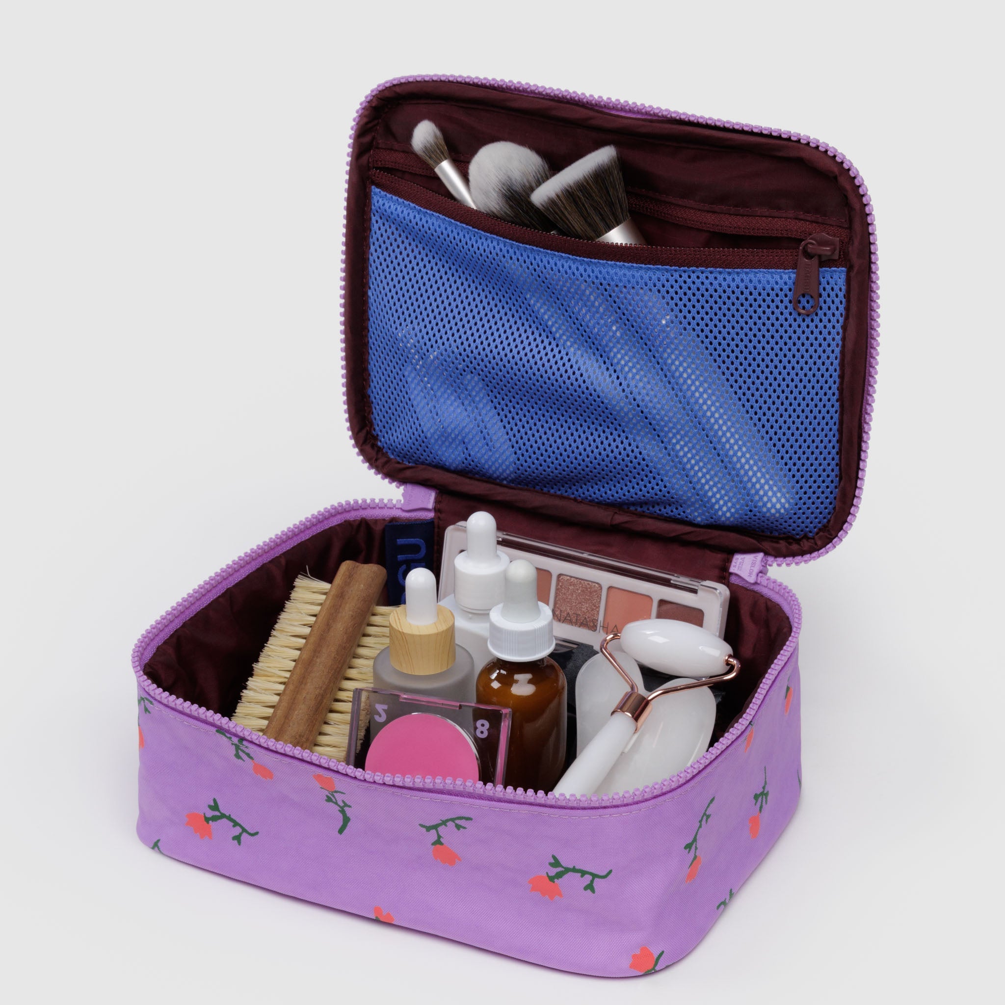 BAGGU Small Cosmetic Case (Painted Wildflower)