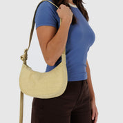 BAGGU Small Crescent Nylon Bag (Butter)