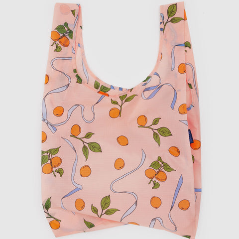 BAGGU Standard Reusable Bag (Apricots & Ribbons)
