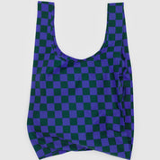BAGGU Standard Reusable Bag (Iris Green Check)