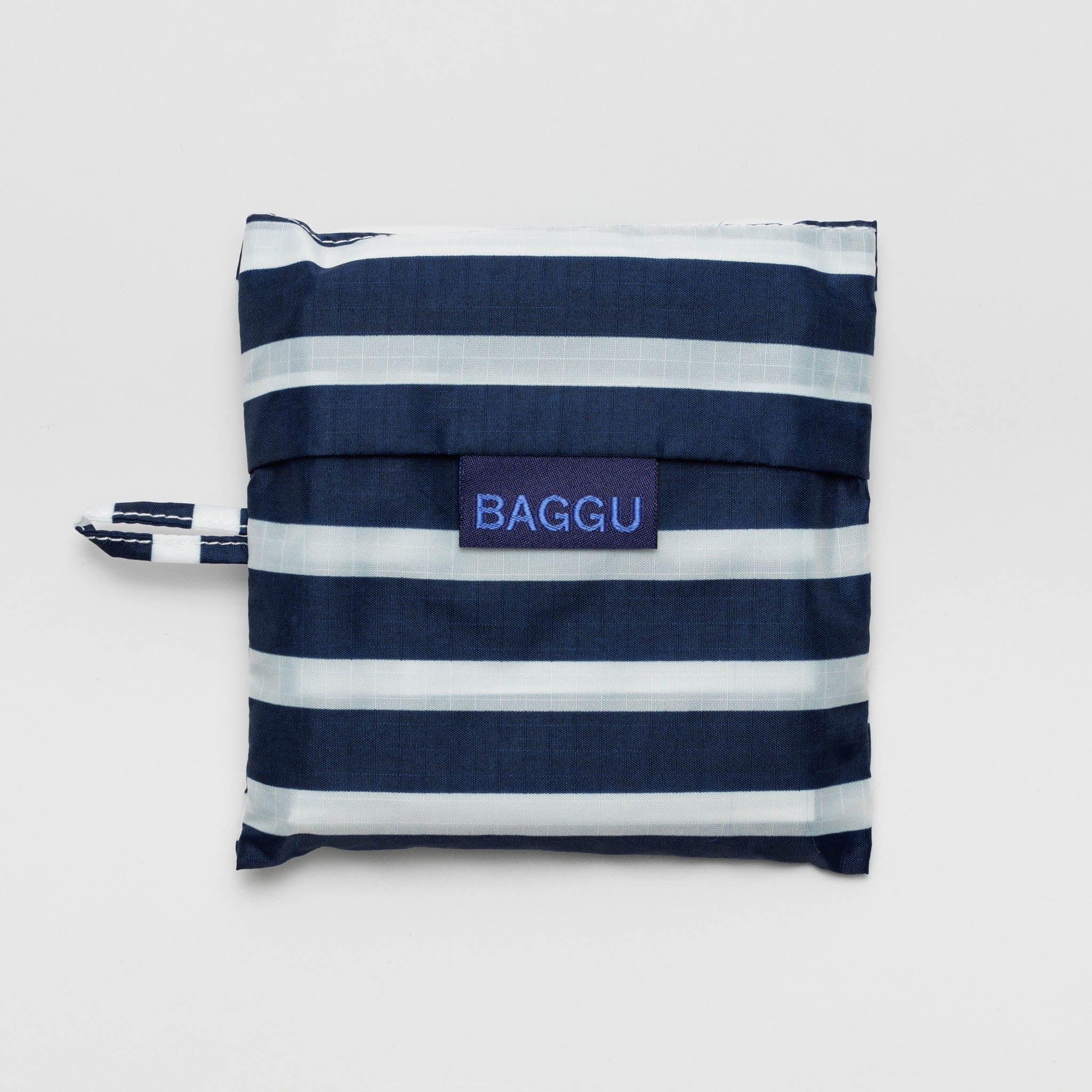 BAGGU Standard Reusable Bag (Navy Stripe)