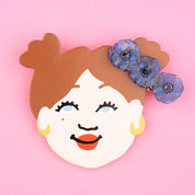 Hair Clip (Anemone)