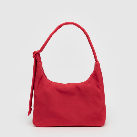 BAGGU Mini Nylon Shoulder Bag (Candy Apple Red)