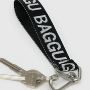 BAGGU Logo Keychain (Black and White)