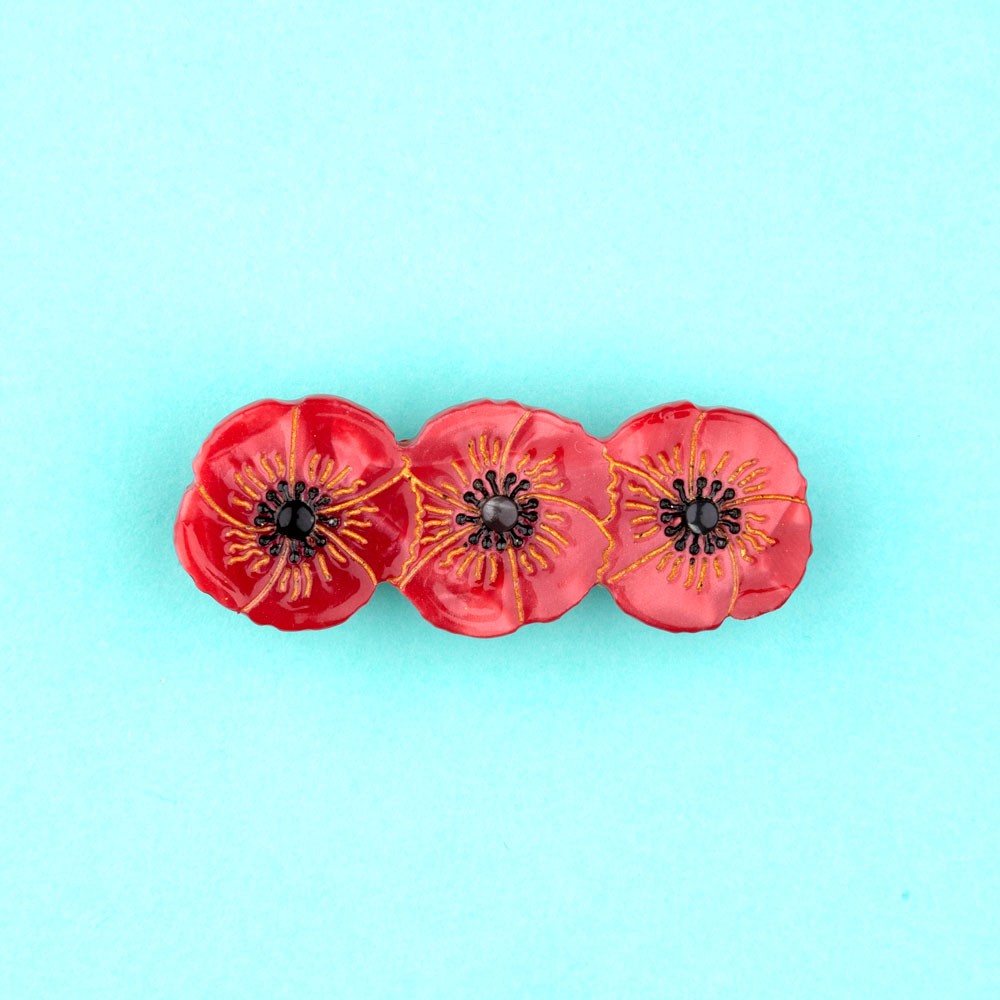 Hair Clip (Poppy)