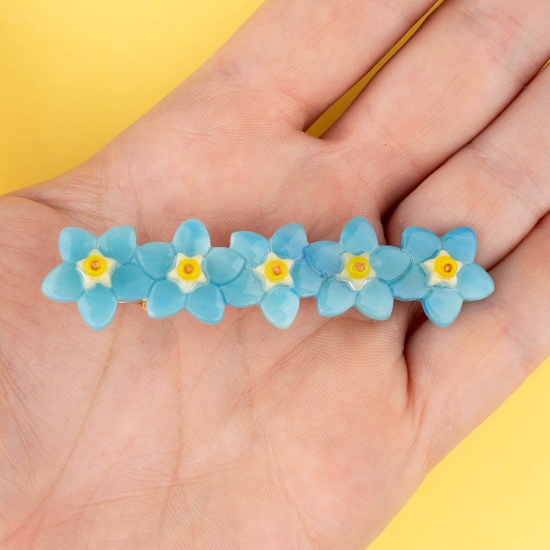 Hair Clip (Forget Me Not)