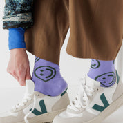 Crew Socks (Lavender Happy)