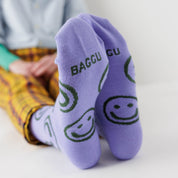 Crew Socks (Lavender Happy)