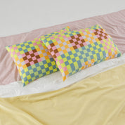 BAGGU Pillow Case Set of 2 - Big Check MULTI