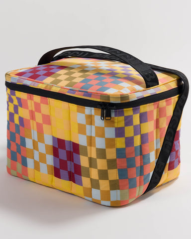 BAGGU Puffy Cooler Bag (Medium Check Multi)