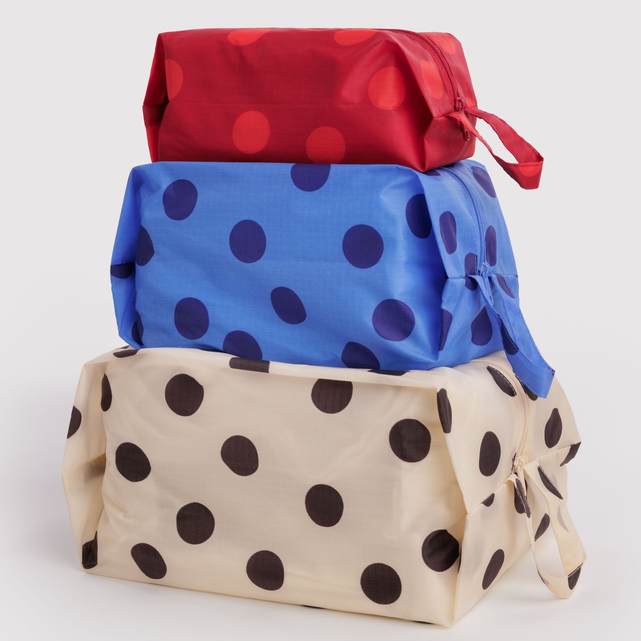 BAGGU 3D Zip (Polka Dot Mix)