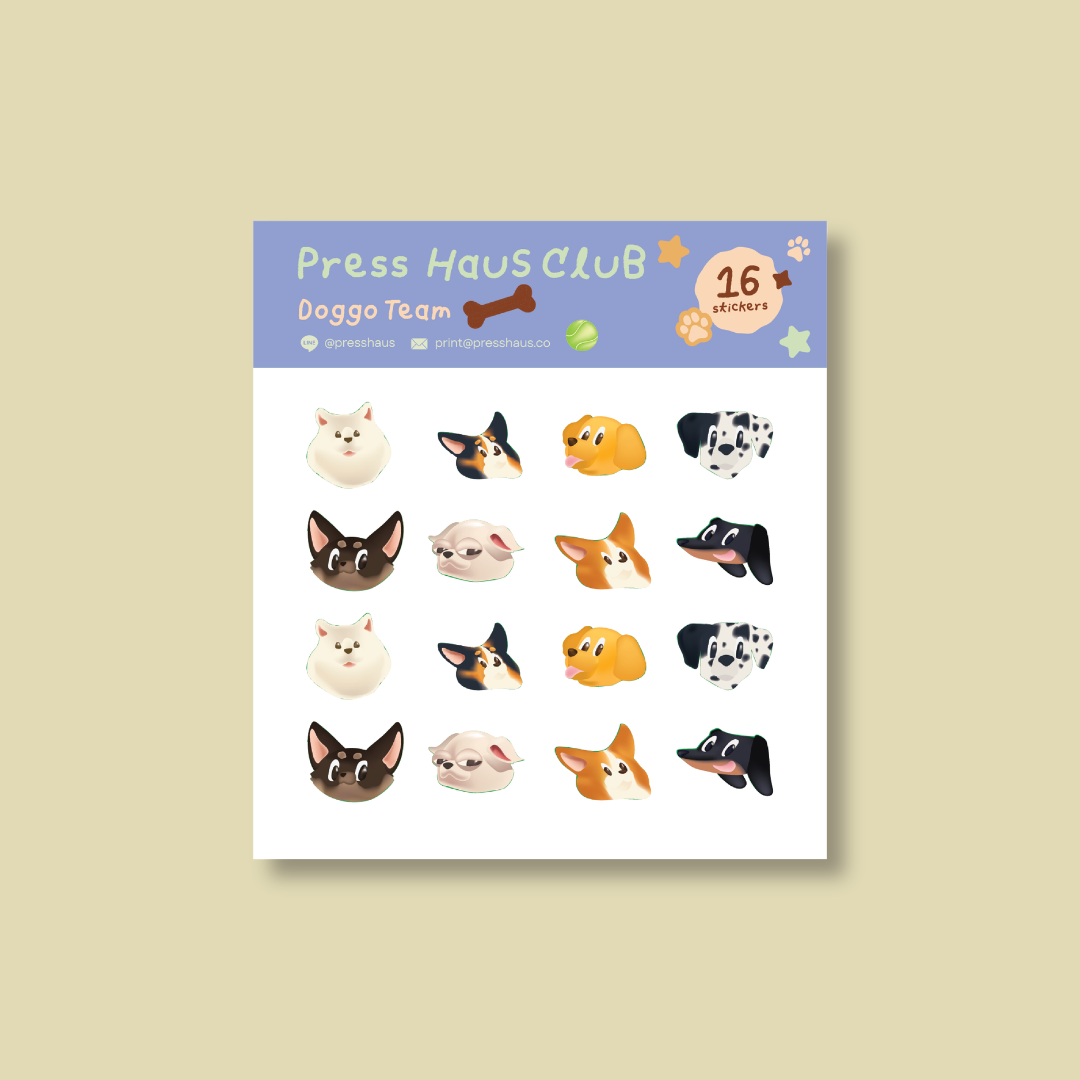 Press Haus - Sticker Pack Clear Cat & Dog