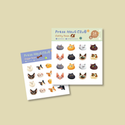 Press Haus - Sticker Pack Clear Cat & Dog