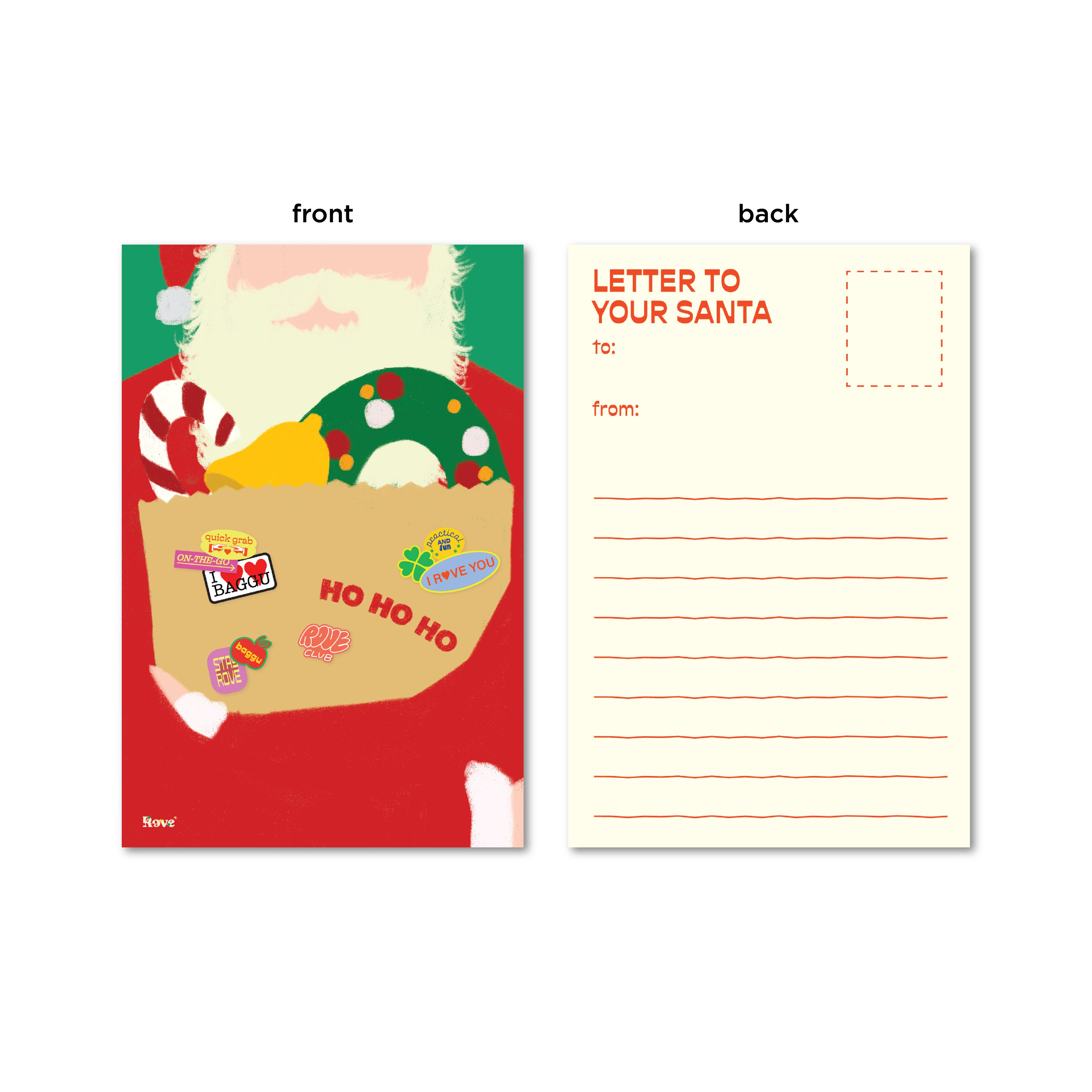 Postcard - Santa