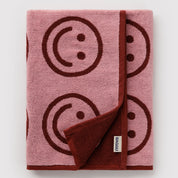 BAGGU Bath Towel (Blush Happy)