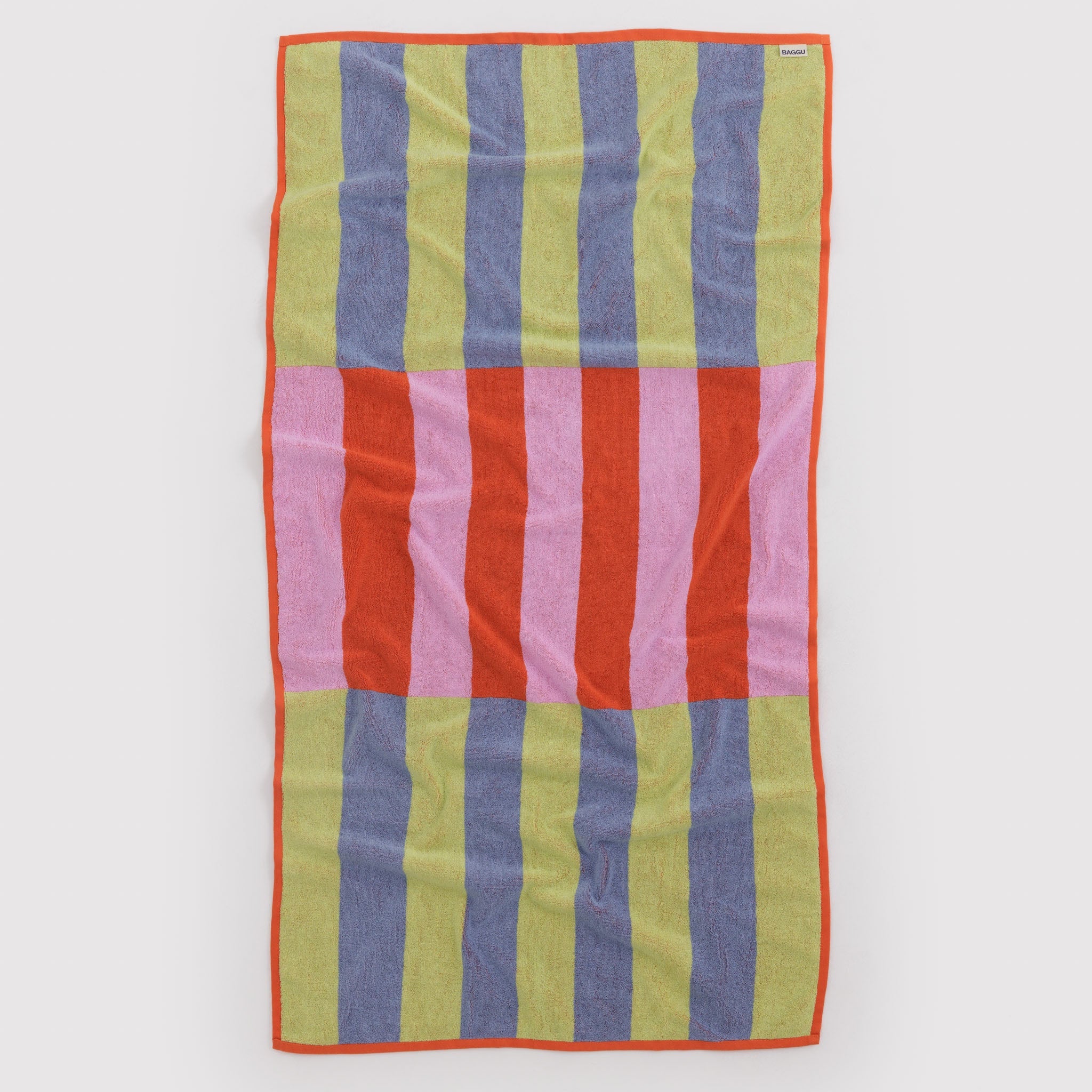 BAGGU Bath Towel (Pool Stripe)