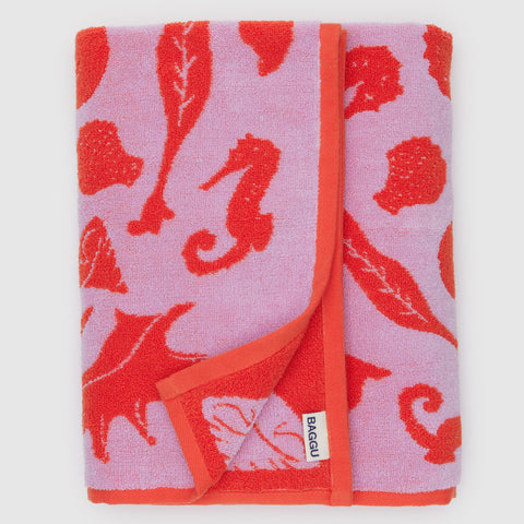 BAGGU Bath Towel (Sea shells)