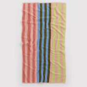 BAGGU Bath Towel (Sherbet Stripe)