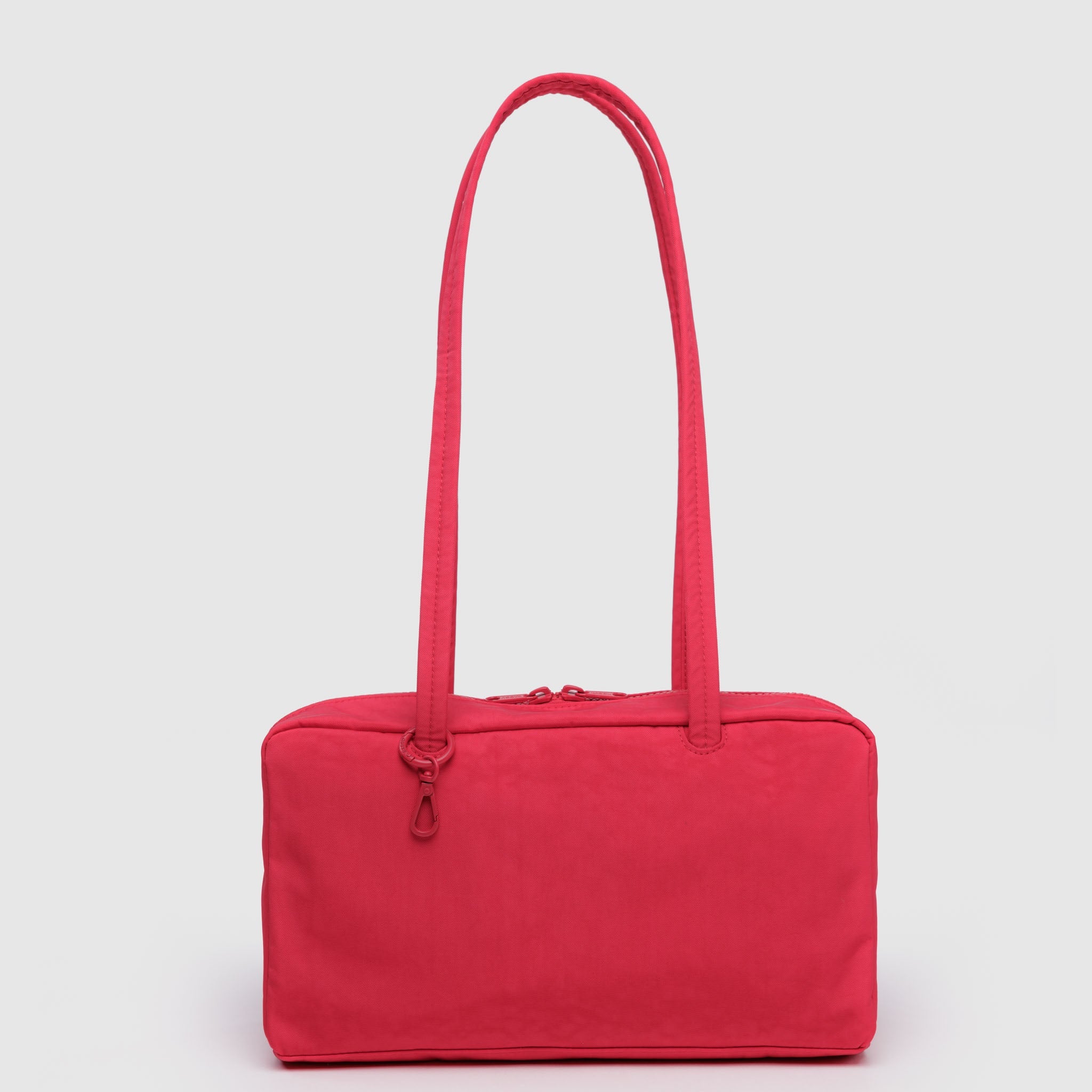 BAGGU Nylon Bowler Bag (Candy Apple)