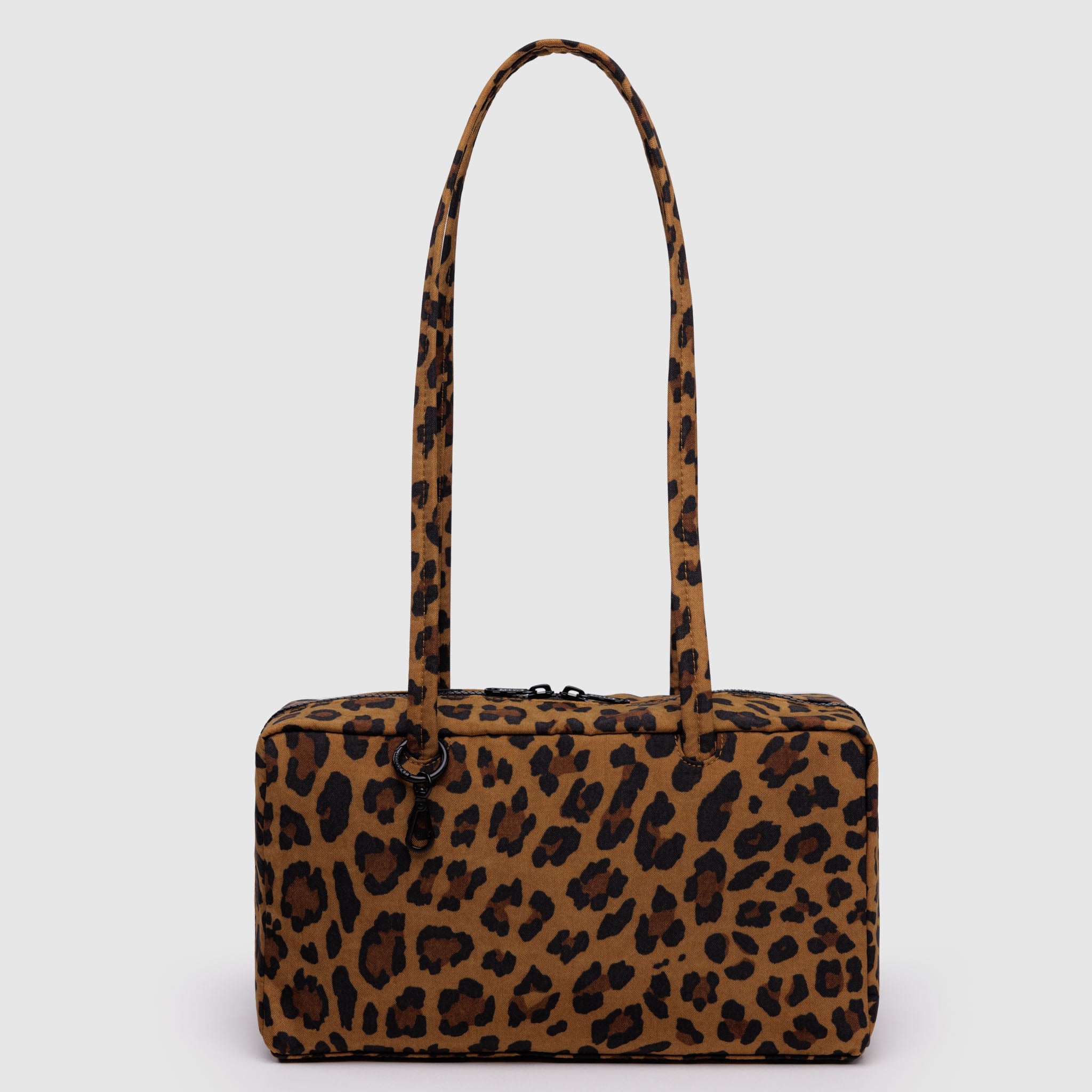 BAGGU Nylon Bowler Bag (Leopard)