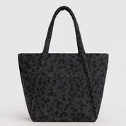 BAGGU Cloud Bag (Charcoal Ditsy Floral)
