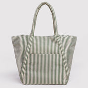 BAGGU Cloud Bag (Sage Stripe)