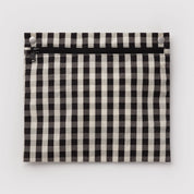 BAGGU Cloud Carry On Bag (Black and Cream Gingham)