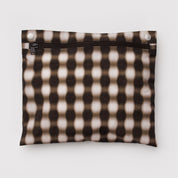 BAGGU Cloud Carry On Bag (Blurred Gingham Brown)