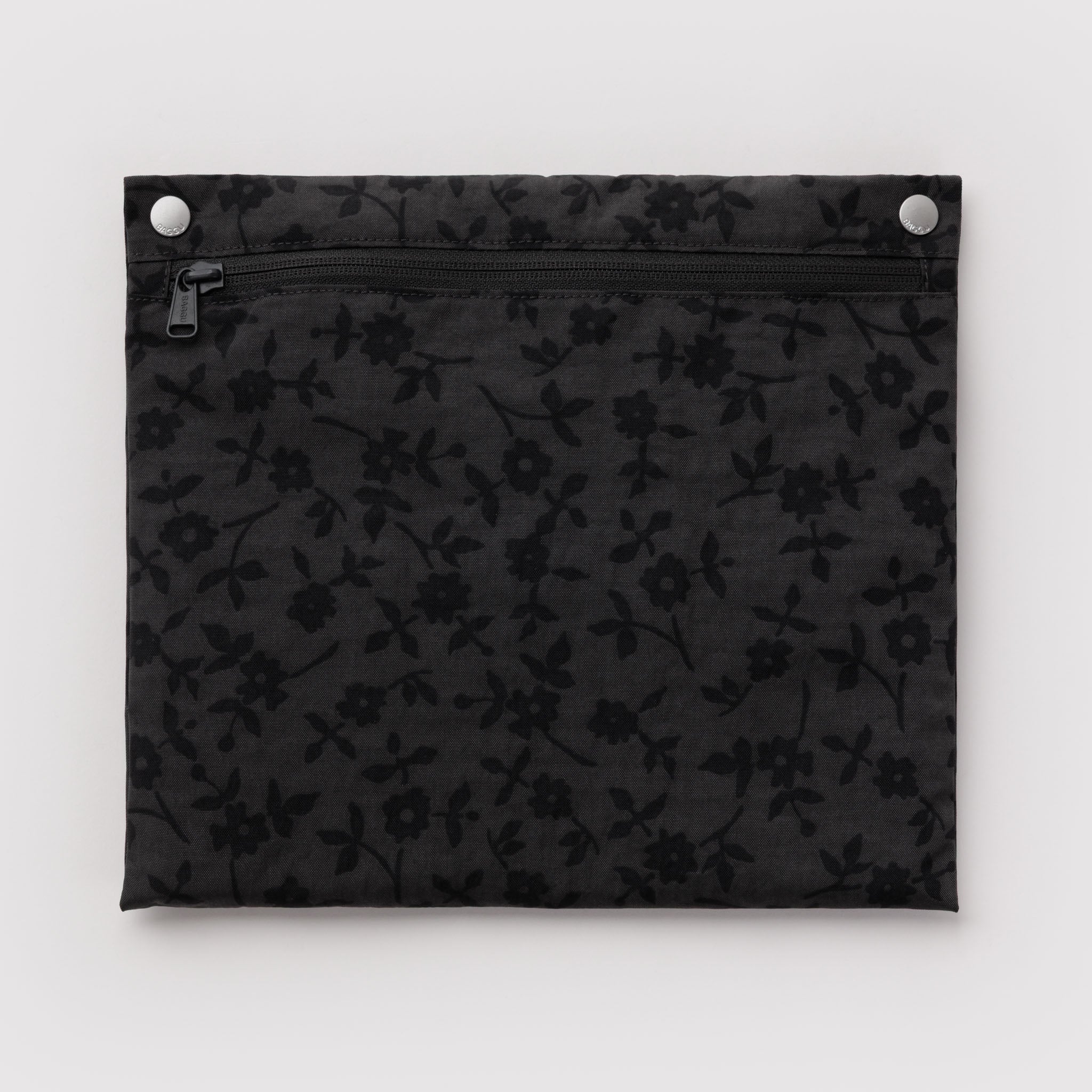 BAGGU Cloud Carry On Bag (Charcoal Ditsy Floral)