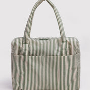 BAGGU Cloud Carry On Bag (Sage Stripe)