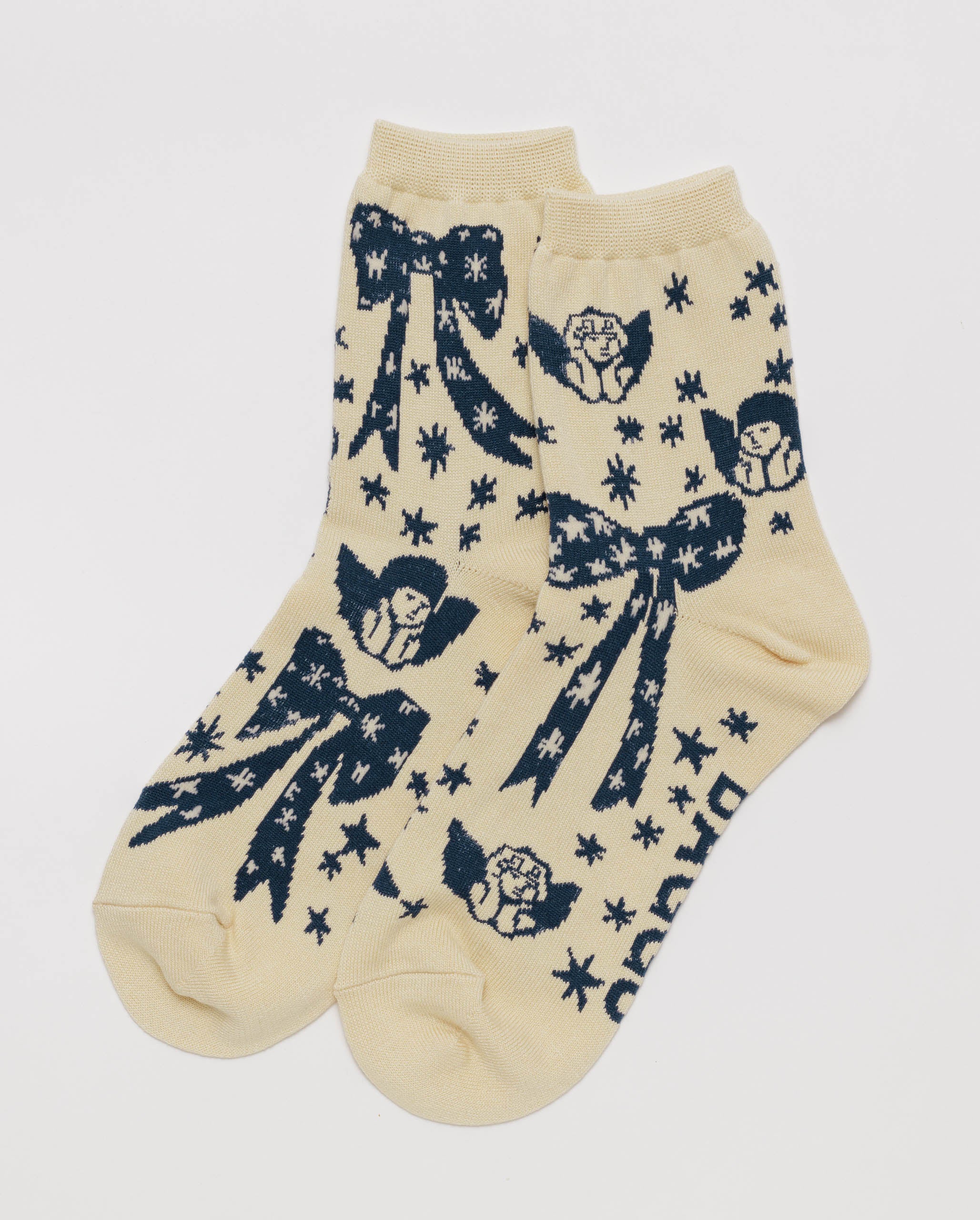 Crew Socks (Cherub Bows)