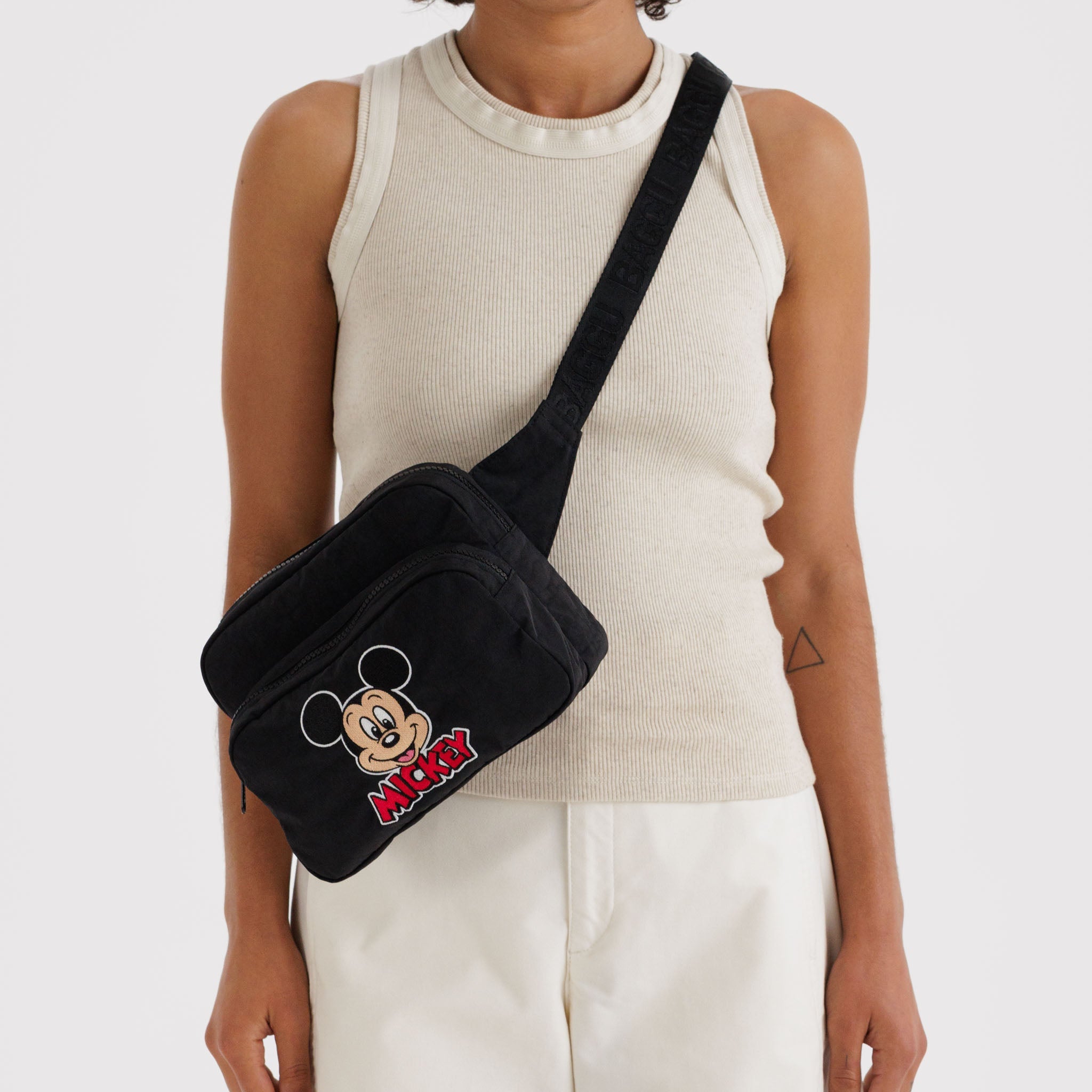 BAGGU Fanny Pack - Embroidered Mickey Mouse Club