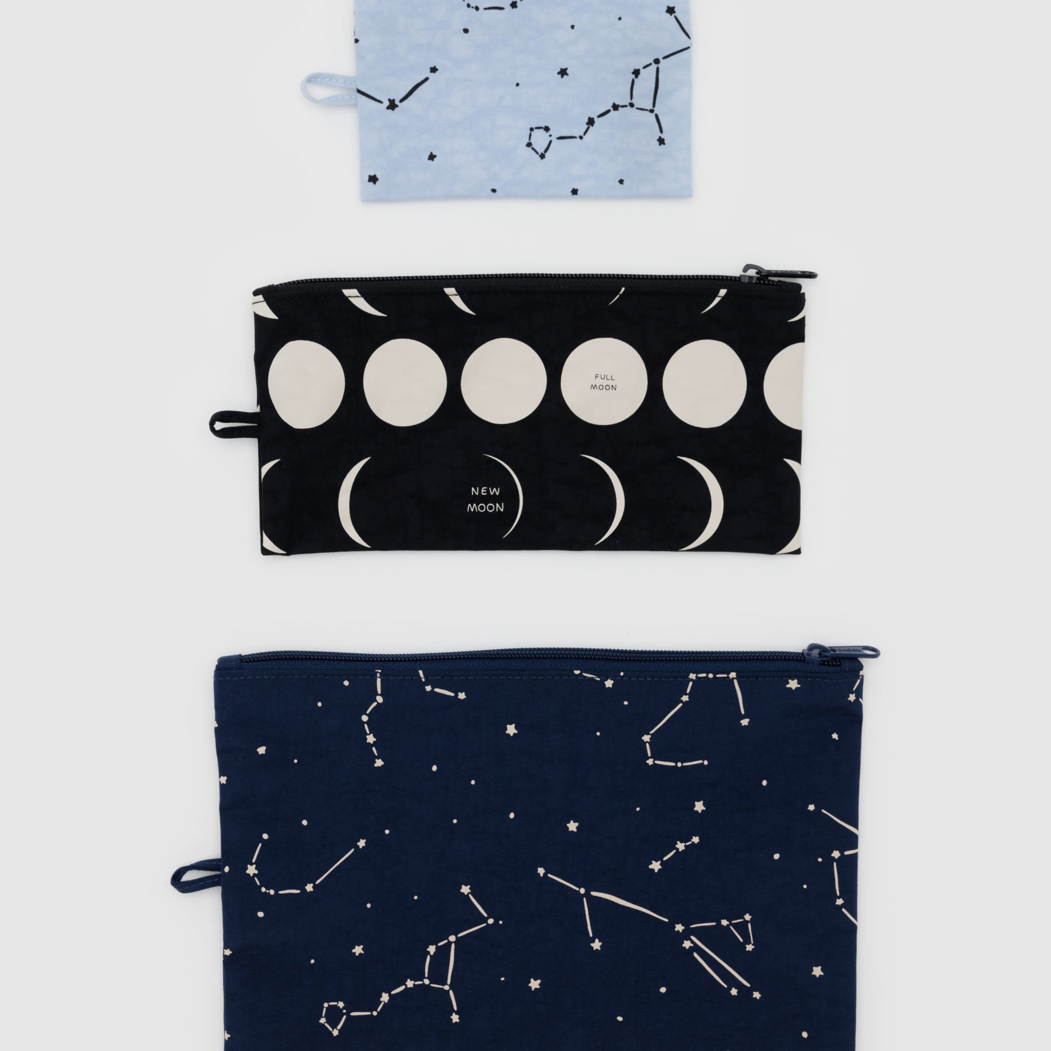 BAGGU Flat Pouch Set (Night Sky)