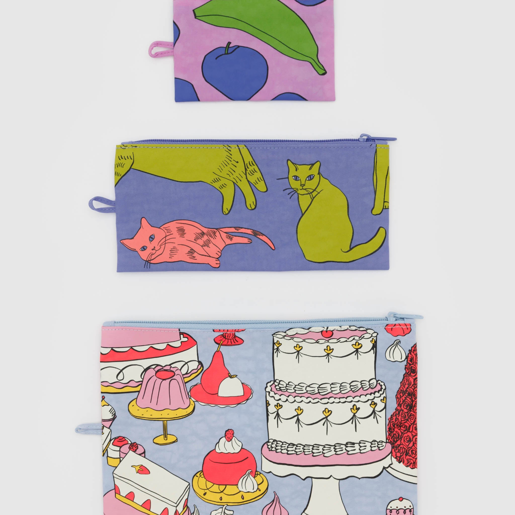 BAGGU Flat Pouch Set (Still Life)